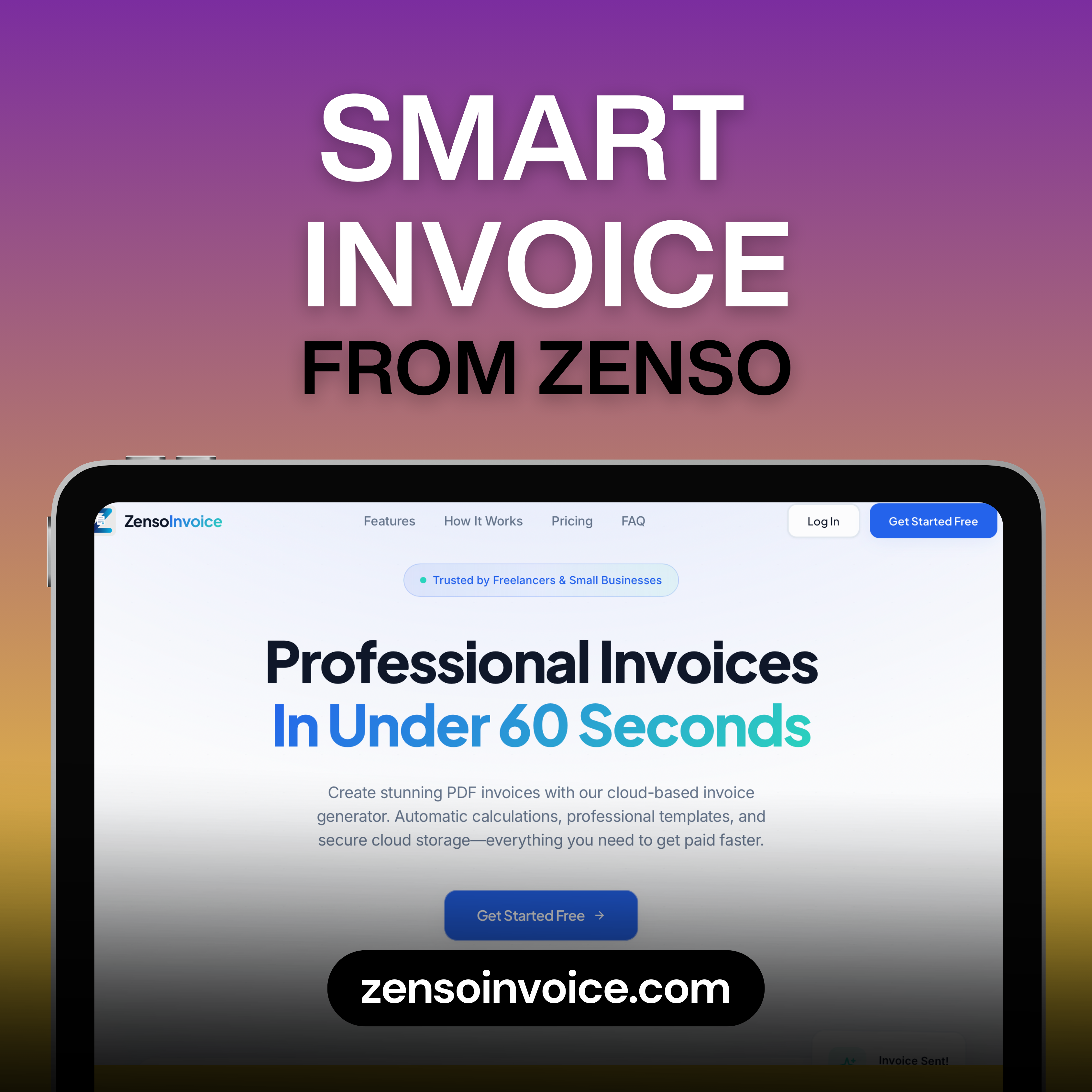 ZensoInvoice SaaS Site